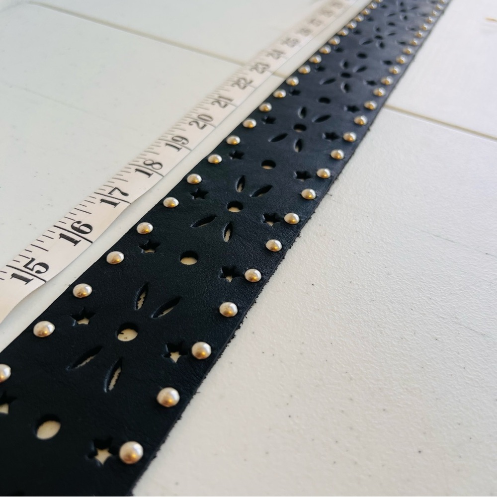 Amazing Western Horse Head Belt Leather Suede Thick - Picture 4 of 9